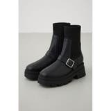 ベルトデザイントラックソールソックスブーツ | AZUL BY MOUSSY | 詳細画像4 