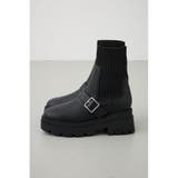 ベルトデザイントラックソールソックスブーツ | AZUL BY MOUSSY | 詳細画像5 