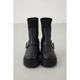 ベルトデザイントラックソールソックスブーツ | AZUL BY MOUSSY | 詳細画像6 