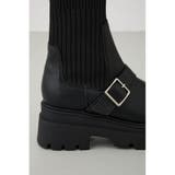 ベルトデザイントラックソールソックスブーツ | AZUL BY MOUSSY | 詳細画像8 