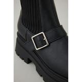 ベルトデザイントラックソールソックスブーツ | AZUL BY MOUSSY | 詳細画像9 