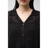 メッシュニット切り替えデザインカーディガン | AZUL BY MOUSSY | 詳細画像18 