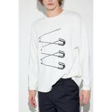 SAFETY PIN長袖Tシャツ | AZUL BY MOUSSY | 詳細画像1 