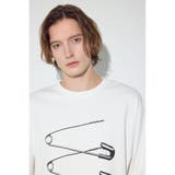 SAFETY PIN長袖Tシャツ | AZUL BY MOUSSY | 詳細画像2 