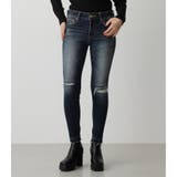 D/BLU3 | REPAIR DENIM SKINNY ２ | AZUL BY MOUSSY