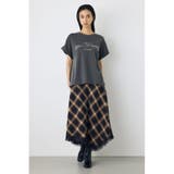 レースドッキングチェックバイアススカート | AZUL BY MOUSSY | 詳細画像19 