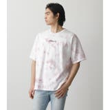 柄PNK5 | JOVIALITY TIE DYE TEE | AZUL BY MOUSSY