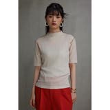シアーハーフスリーブトップス | AZUL BY MOUSSY | 詳細画像4 
