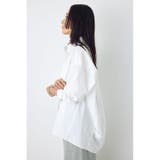 レギュラーカラーオーバーシルエットシャツ | AZUL BY MOUSSY | 詳細画像3 