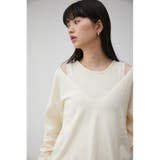 2WAY LAYERED DEEP V/N TOPS | AZUL BY MOUSSY | 詳細画像2