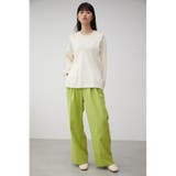 2WAY LAYERED DEEP V/N TOPS | AZUL BY MOUSSY | 詳細画像4