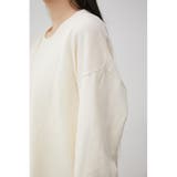 2WAY LAYERED DEEP V/N TOPS | AZUL BY MOUSSY | 詳細画像9