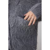 シャギー襟付きニットカーデ | AZUL BY MOUSSY | 詳細画像34 