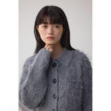 シャギー襟付きニットカーデ | AZUL BY MOUSSY | 詳細画像24 