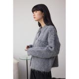 シャギー襟付きニットカーデ | AZUL BY MOUSSY | 詳細画像25 