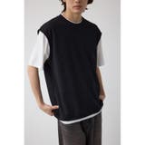 柄BLK5 | フェイクレイヤードベストセットTEE | AZUL BY MOUSSY