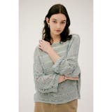 テープヤーンドルマンニットトップス | AZUL BY MOUSSY | 詳細画像9