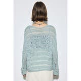 テープヤーンドルマンニットトップス | AZUL BY MOUSSY | 詳細画像14