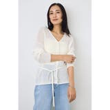 O/WHT1 | ドライタッチニットVネックカーディガン | AZUL BY MOUSSY