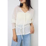 ドライタッチニットVネックカーディガン | AZUL BY MOUSSY | 詳細画像2 