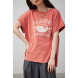 RED | キモウプリントTシャツ | AZUL BY MOUSSY