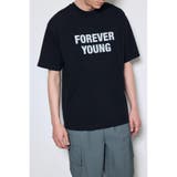 BLK | FOREVER YOUNG半袖Tシャツ | AZUL BY MOUSSY
