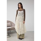 アシンメトリーレイヤードレースキャミワンピース | AZUL BY MOUSSY | 詳細画像3