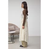 アシンメトリーレイヤードレースキャミワンピース | AZUL BY MOUSSY | 詳細画像6