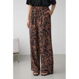 柄BRN5 | アソート柄プリントイージーパンツ | AZUL BY MOUSSY