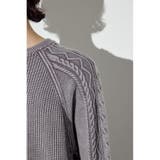 ヴィンテージウォッシュニットトップス | AZUL BY MOUSSY | 詳細画像31