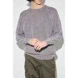 GREIGE | ヴィンテージウォッシュニットトップス | AZUL BY MOUSSY