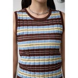 マルチボーダーノースリーブニット | AZUL BY MOUSSY | 詳細画像27 