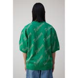 ゴールド総柄半袖ニットトップス | AZUL BY MOUSSY | 詳細画像27