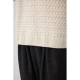 バスケット編みマットモールニット | AZUL BY MOUSSY | 詳細画像11 