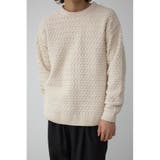 バスケット編みマットモールニット | AZUL BY MOUSSY | 詳細画像1 