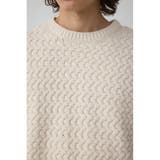 バスケット編みマットモールニット | AZUL BY MOUSSY | 詳細画像8 