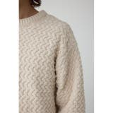 バスケット編みマットモールニット | AZUL BY MOUSSY | 詳細画像9 