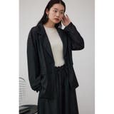 ソフトタッチルーズテーラードジャケット | AZUL BY MOUSSY | 詳細画像2 