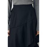 アシンメトリーティアードスカート | AZUL BY MOUSSY | 詳細画像4
