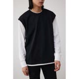 柄BLK5 | フェイクレイヤードベストセットロングT | AZUL BY MOUSSY