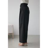 イージーケアリネンライクベルトワイドパンツ | AZUL BY MOUSSY | 詳細画像6 