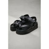 BLK | PADDED THONG SPORTS SANDALS | AZUL BY MOUSSY