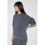 ピグメント起毛裏毛クルーネックトップス | AZUL BY MOUSSY | 詳細画像4 
