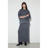 ピグメント起毛裏毛クルーネックトップス | AZUL BY MOUSSY | 詳細画像5 