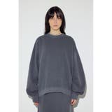 ピグメント起毛裏毛クルーネックトップス | AZUL BY MOUSSY | 詳細画像6 