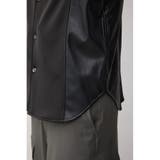 フェイクレザースウィッチングシャツ | AZUL BY MOUSSY | 詳細画像10 