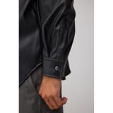 フェイクレザースウィッチングシャツ | AZUL BY MOUSSY | 詳細画像9 