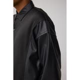 フェイクレザースウィッチングシャツ | AZUL BY MOUSSY | 詳細画像8 