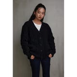 シェニールケーブルニットカーディガン | AZUL BY MOUSSY | 詳細画像21