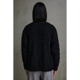 シェニールケーブルニットカーディガン | AZUL BY MOUSSY | 詳細画像17